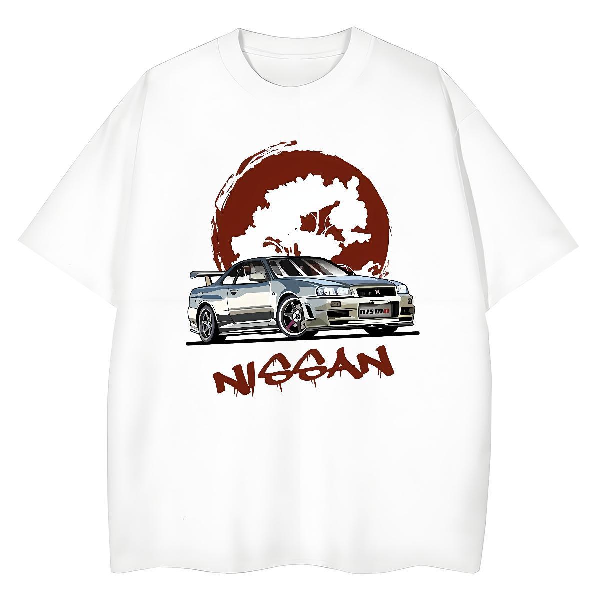 Fashion Casual Women T Shirts 230g Cotton O Neck Short Sleeves Hip Hop Street car Womens Tshirts Free Shipping Floral Print Clothes