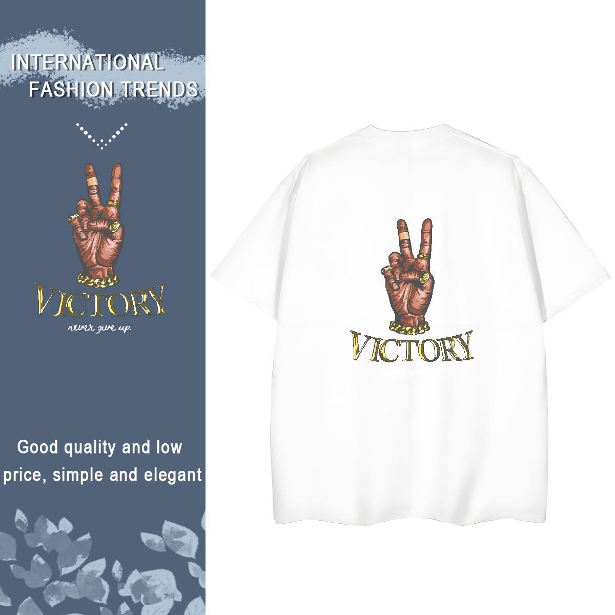 2024 DIY T-Shirts 230g Cotton Crew Neck Breathable Hip Hop hand- Tshirt for Man Woman Designer Nice Customized Tops Tees