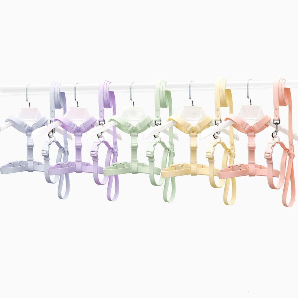 Muker Mascota New 2024 Manufacturer Custom Waterproof Pvc Harness Pet Dog Collar And Leash Set