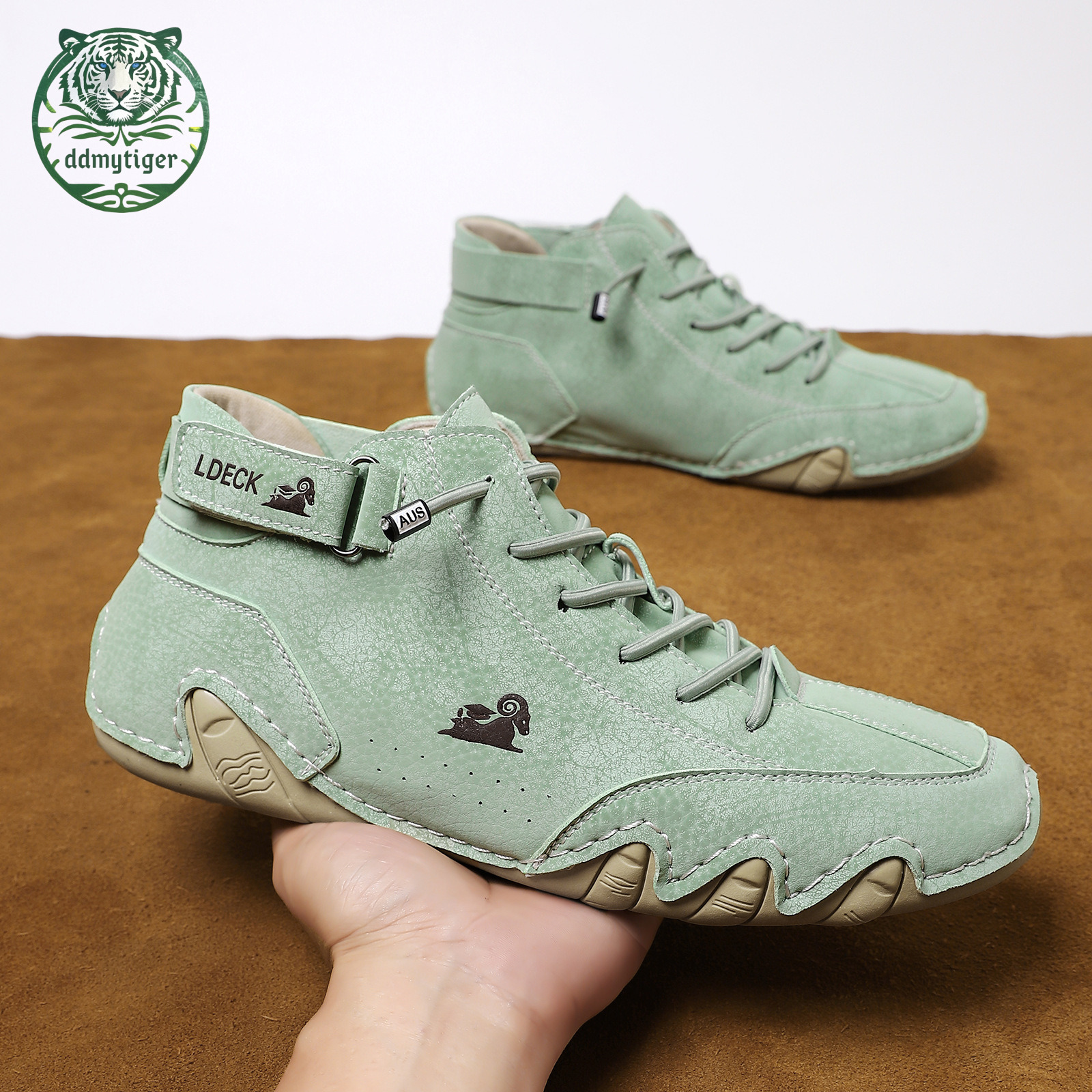 ddmytiger Hot selling Martin boots, autumn and winter high cut octopus shoes, men's casual short boots A ddmythur