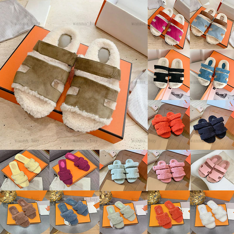 Designer slippers Men Women Wool Slides Skin Chypre Slipper Soft Furry Sandals Winter Letters Warm Comfortable Fuzzy Girl Flip Flop Oran Slipper 35-42