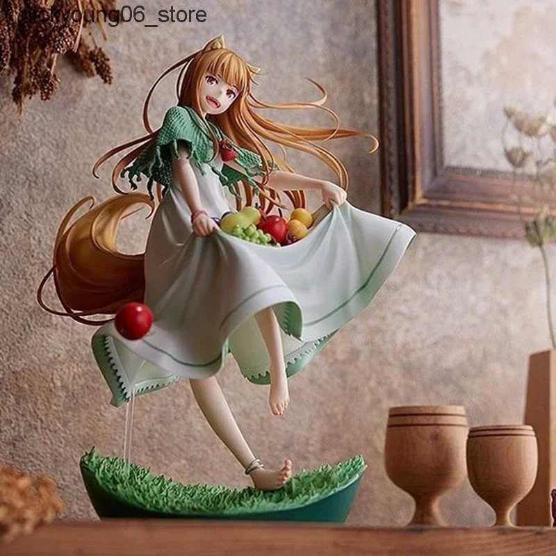 Action Toy Figures Anime Wolves and The Scent of Fruit Figures Spice and Wolf Holo Action Figures 25cm PVC Collection Model Toys Ornamen Gifts L240910