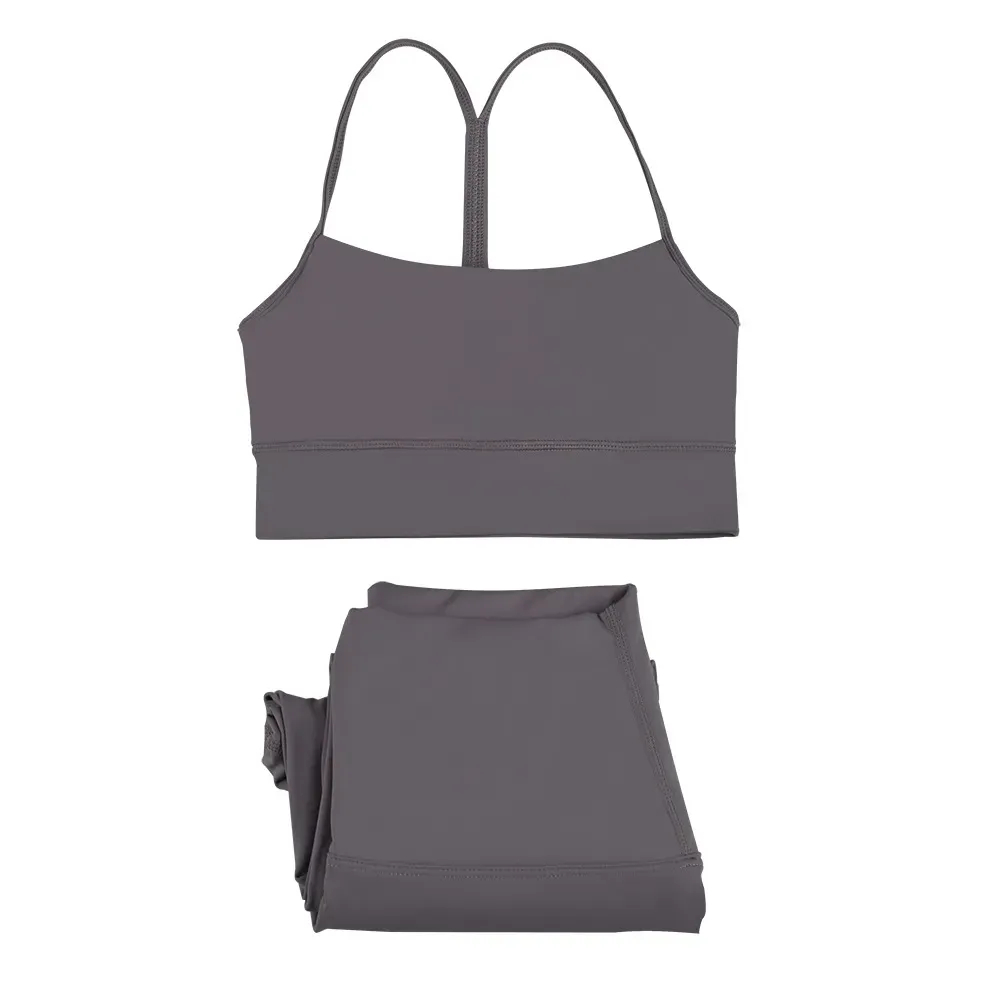 2025 New 5A Two Piece Yoga Sets Leggings Sports sets Bra Soft Sportswear Pants Gym Suits Running Workout Tracksuits