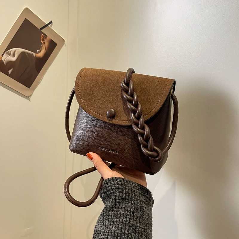 Pu Hass Womens Cross Body Bag New Portable Sewing Thread Womens Small Square Bag Hot Selling Bolsas Para Mujeres M241014