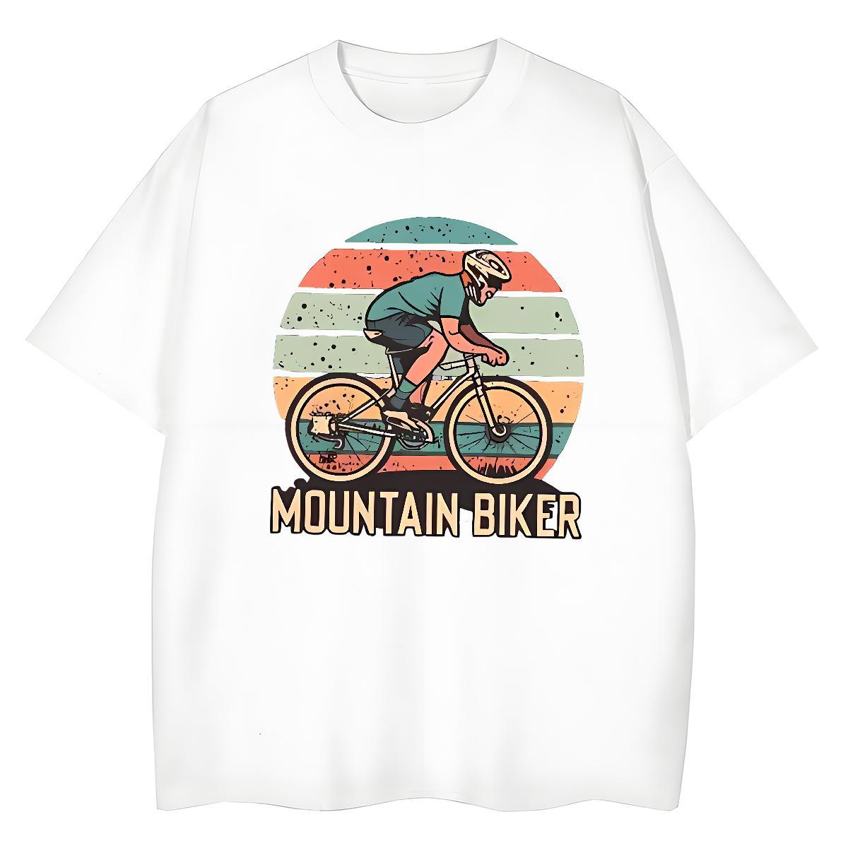 2024 Designer T shirt 100% Cotton 230g Short sleeve Soft Casual Beach bicycle Womens Tshirts Designer Nice Cartoon Printing L-4XL Tops Tees