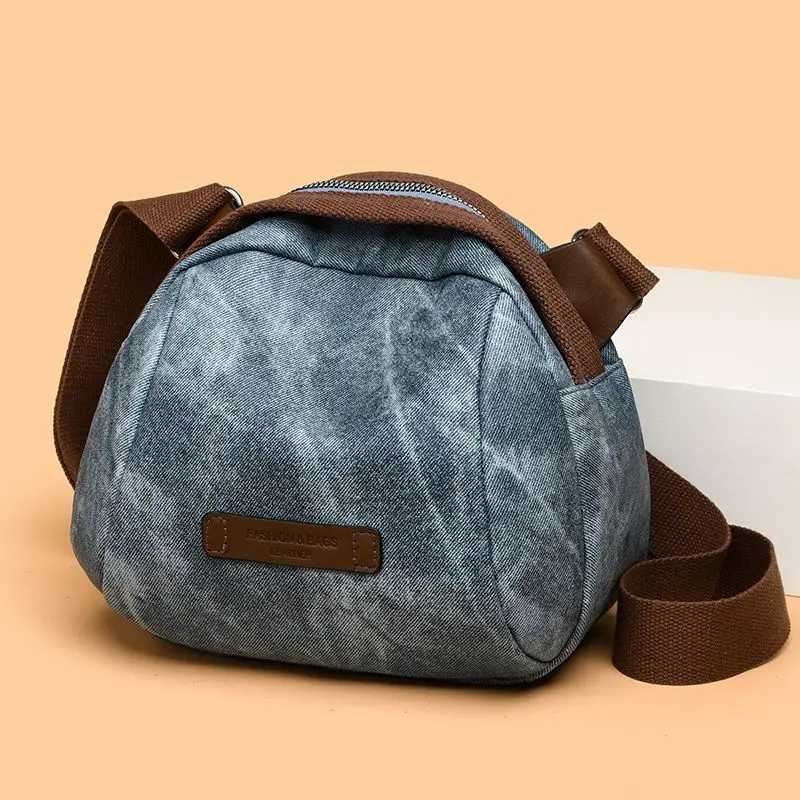 New small shoulder bag womens cross bag womens canvas full style womens Oxford cloth bag M241014