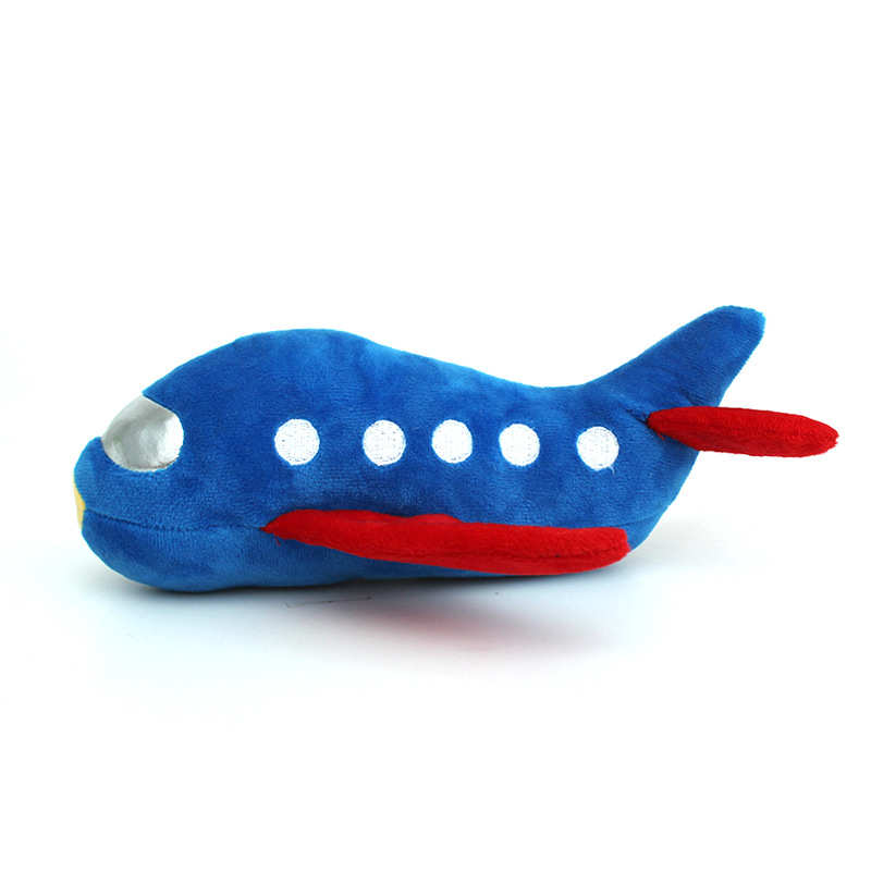 Creative Self-Indulging Rocket Sound Throw Toy for Small Dogs Teething Rope Made of Nylon and Plush Pet Supplies