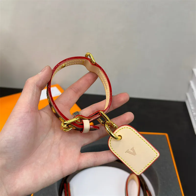 Designer Dog Collar Luxury Pet Traction Rope Fashionable Collars Brand Necklace Animal Necklet Pets Leash Dogs Choker With Box