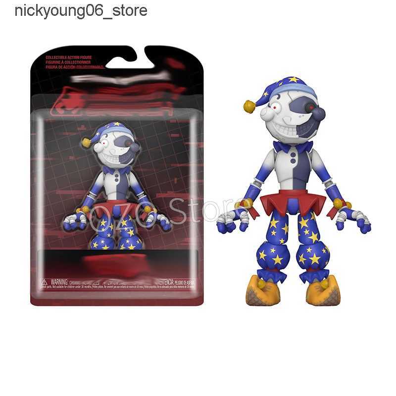 Action Toy Figures Game Model Sundrop Moondrop FNAF Action Figure Special Edition Joints Movable Collection Sun Moon Joker Figurine Toys Gifts L240910