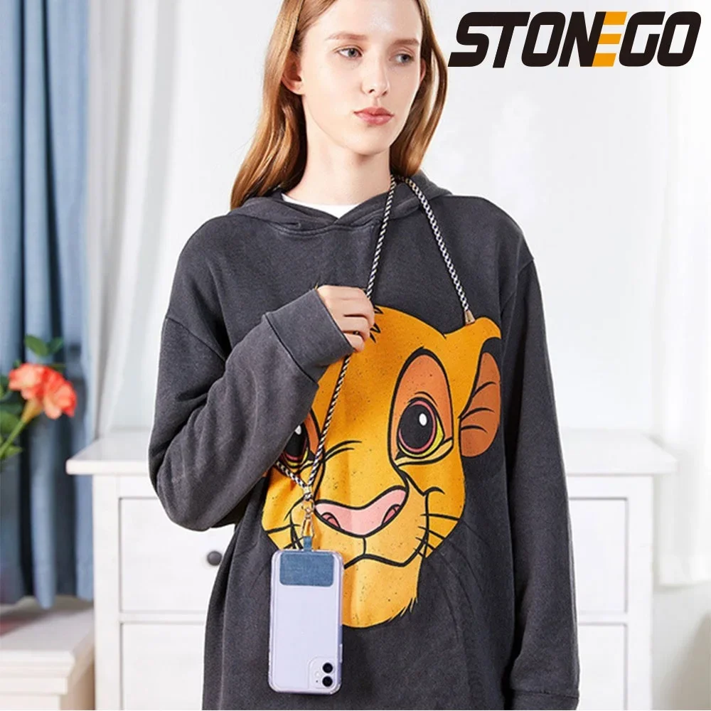 STONEGO Universal Phone Lanyard Adjustable Detachable Neck Cord Lanyard Strap Phone Safety Tether For All Mobile Phones