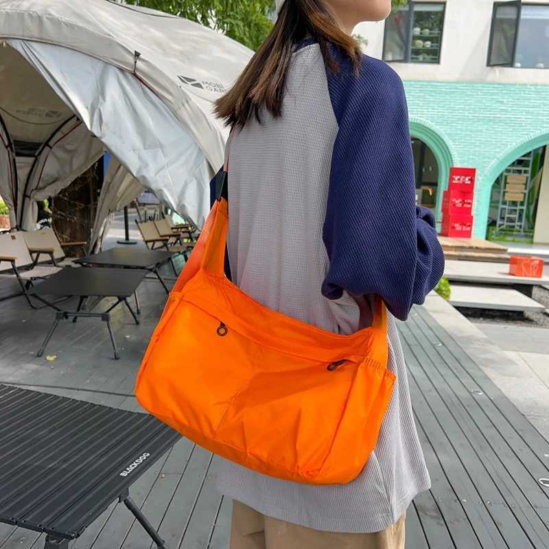 Nylon Zipper Cross Bag Womens Bag for Sale High Quality Versatile Solid Wallet Vintage High Capacity Bolsa Transversal M241014