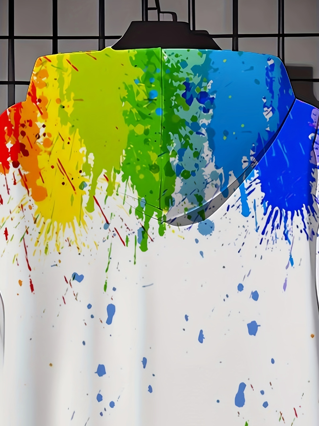 Men's Vibrant 3D Print Hoodie - Casual Pullover with Kangaroo Pocket, Polyester Blend, Machine Washable