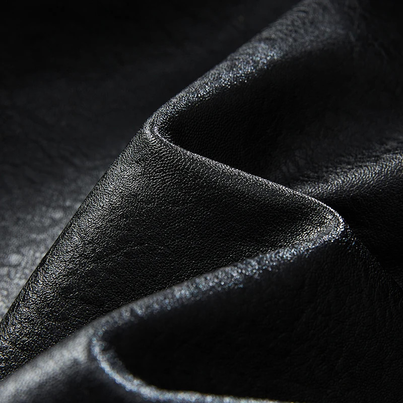 Winter Mens Leather Jacket Men Winter Autumn Fashion Motorcycle PU Leather Jackets Male Punk Cool Zipper Pockets Leather Coats 241011