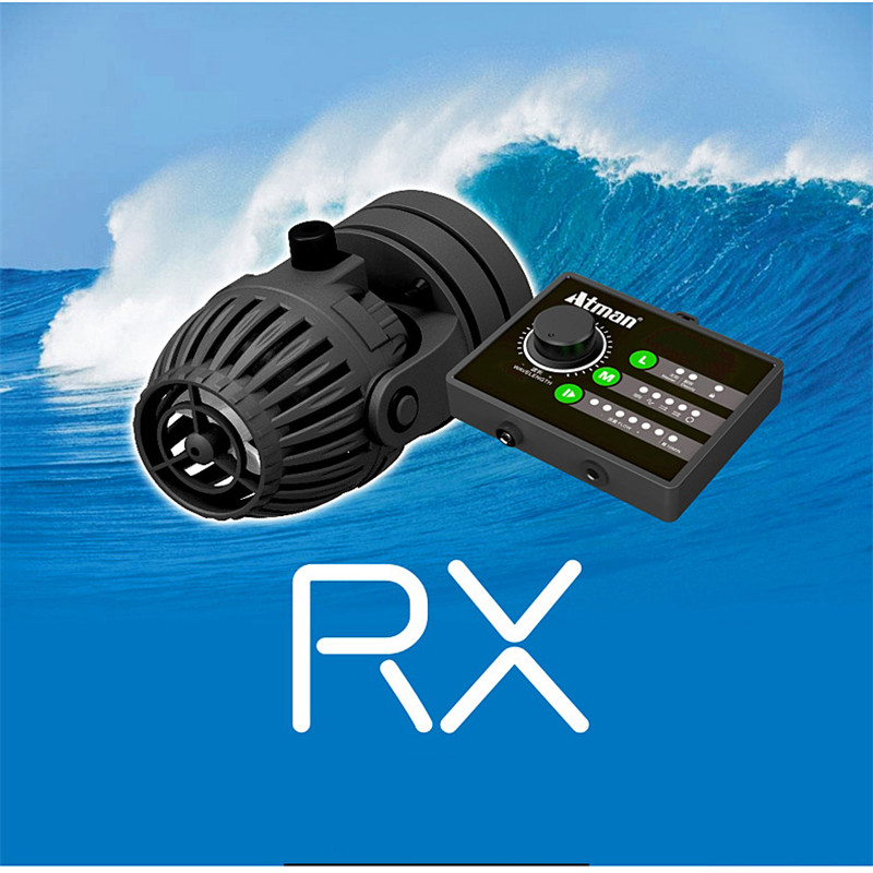 100~240V ATMAN Ultra Quiet Wave maker Aquarium Propeller Wireless Control Master/Slave Pump similar Jebao Jecod RW4 RW8 RW20 PP