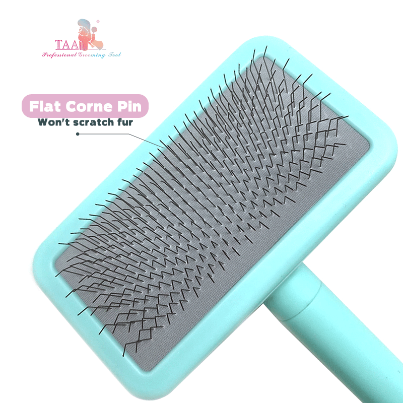 TAA Pet Comb Professional Dog Flat Pin Comb Eco-friendly Plastic Comb for Dog Multi-coloured Pet Universal Hair Tool Cat Brush