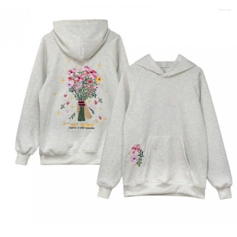 Women's Sweaters C Sunset Hoodies Women 2024 European American Version Off Shoulder Sleeve Threaded Beach Hooded Print Oversized Pullover
