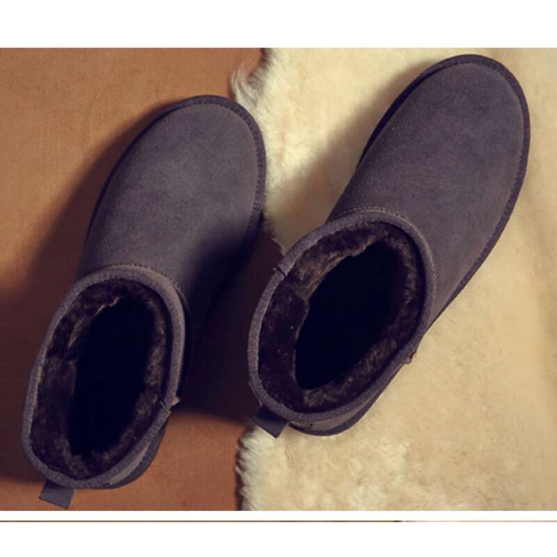 Winter new style flat short cotton men plus veet thickened waterproof warm snowshoes women free shipping shoes