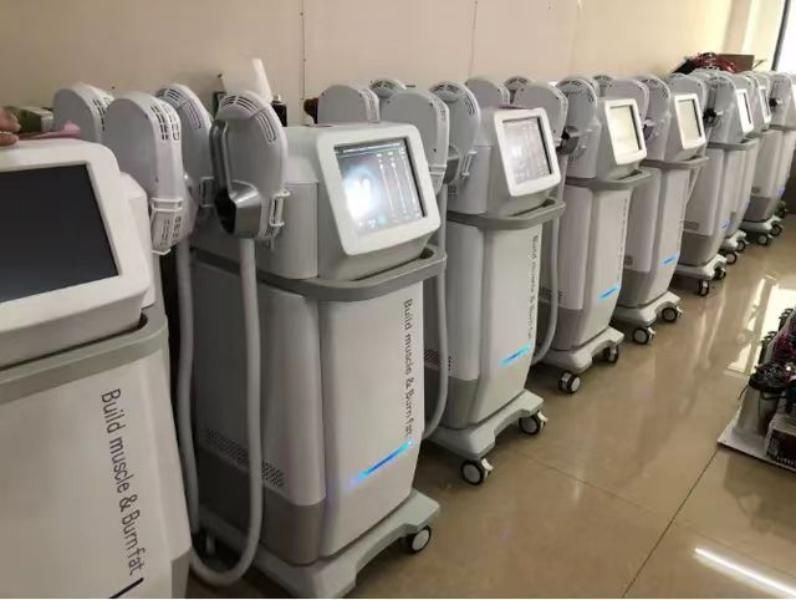 Neo Rf Pro Max Muscle Building Slimming Skin Tightening Ems Hiemt Pelvic Floor 4 Handle Body Sculpting Machine Em Tech Body Slim
