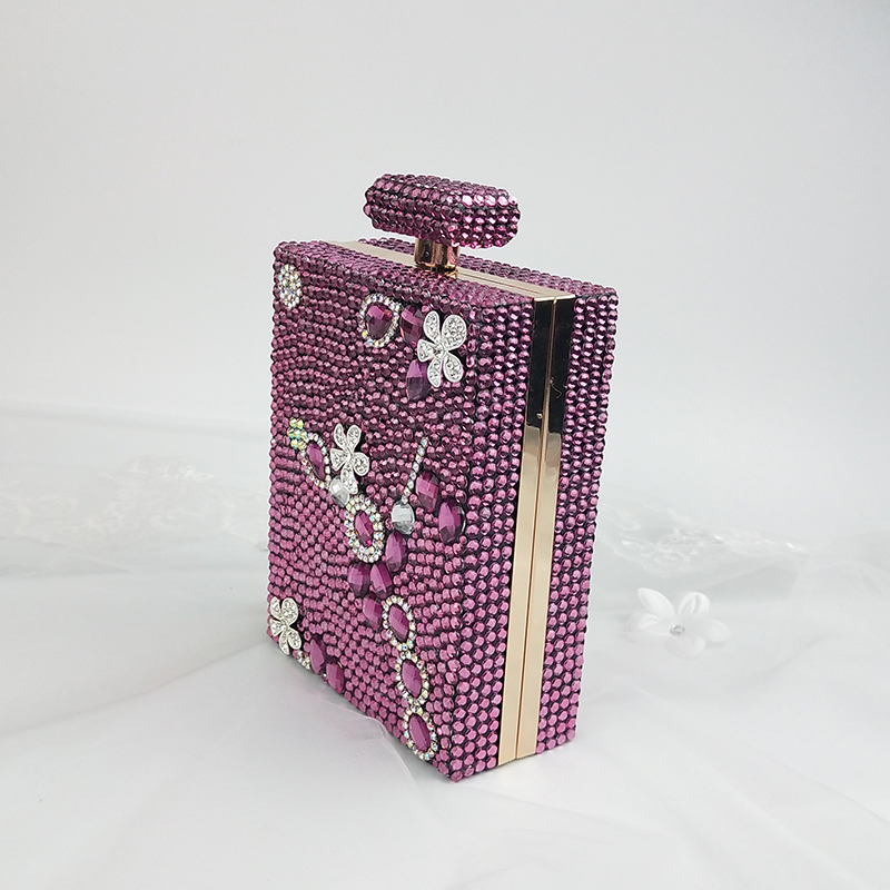 Fashion Crystal handbags women evening bags Chain Shoulder bags Rhinestone party purse Day Clutches