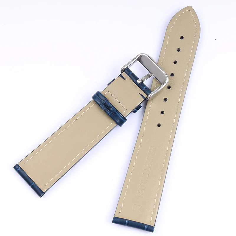 Quick Release Leather Watch Band 1214161718192021222324mm bracelet Genuine Calfskin Strap Men Women 241010