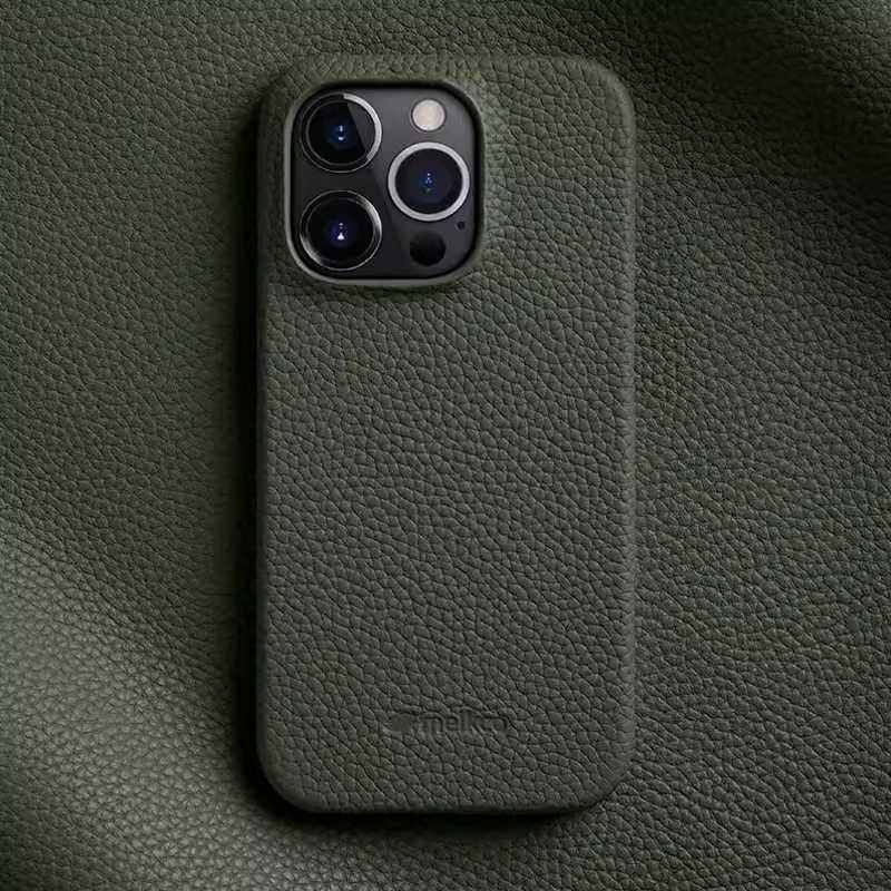 New Arrival Melkco is suitable for iPhone 16 15 Pro Max Case luxury leather business phone case cover is suitable for iPhone 11 12 13 14 Pro Max Plus 
