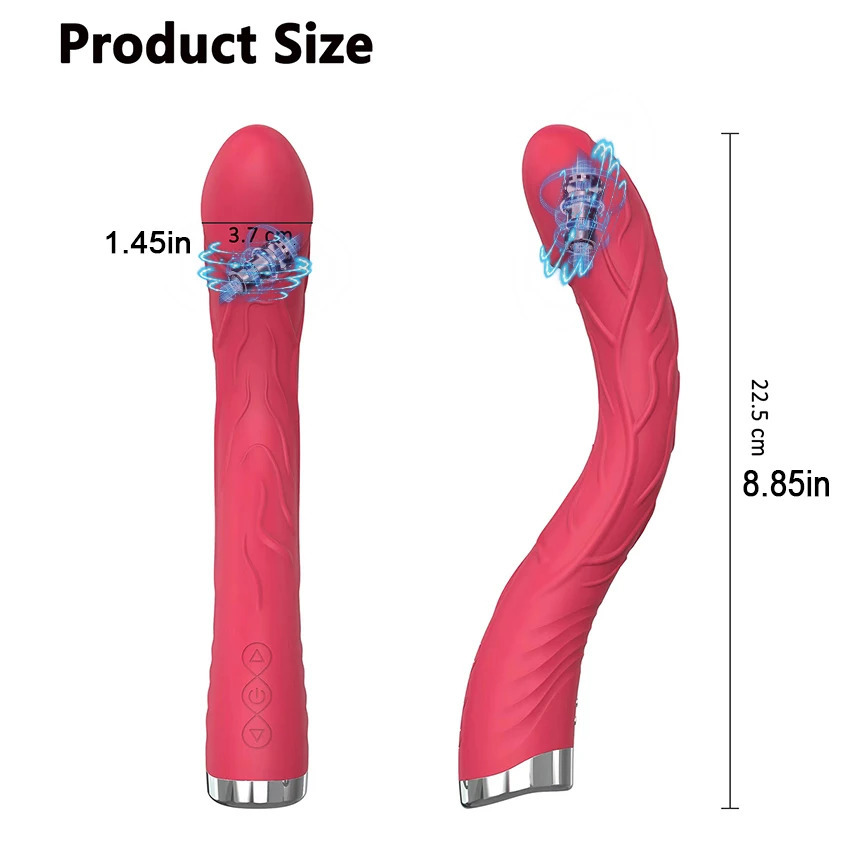 Powerful Long Vibrator Realistic Dildo AV Stick G Spot Nipple Massage Vagina Clitoris Stimulator Masturbator Sex Toys Adult 18 241014