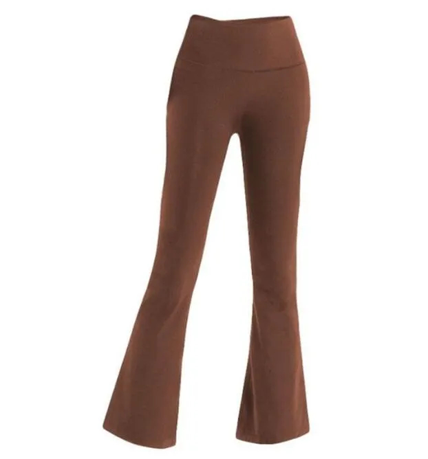 2025 New Women's Yoga Flared leggings Pants Summer sets High Waist Slim Fit Belly Bell-bottom Trousers short