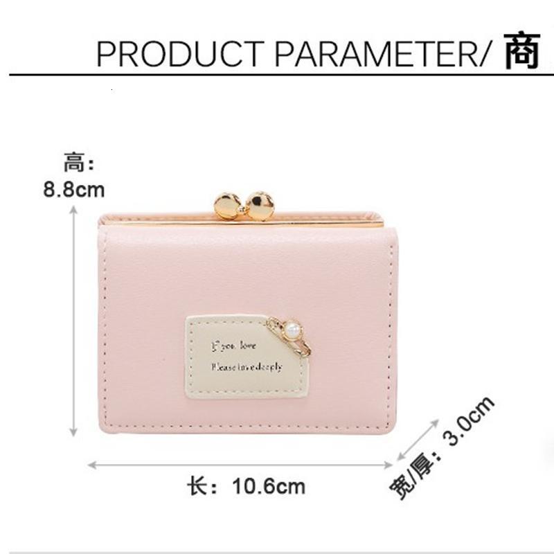 New Women s trend Short Designer Wallet Cheap Student Korean Edition Cute Off Multi wallet functional Wallet Mini Card Bag
