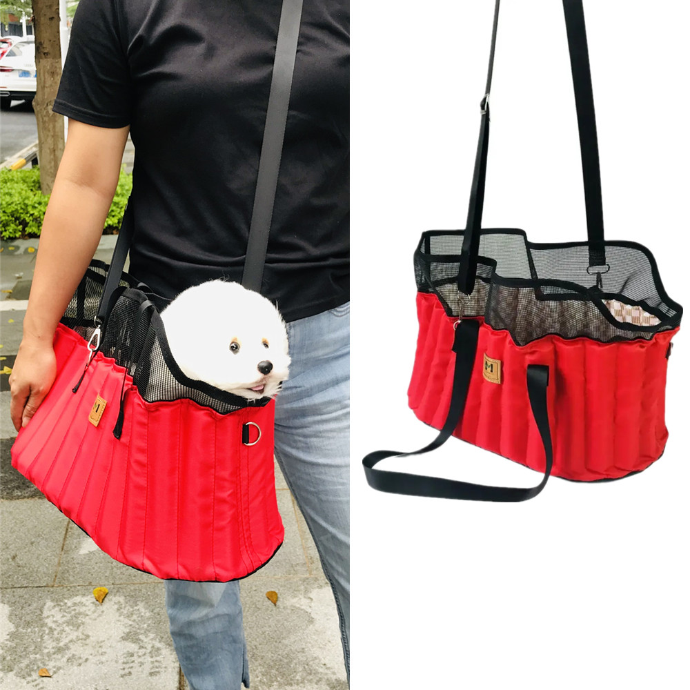 Portable Pet Carrier Tote Bag - Safe & Comfortable Cat & Small Dog Travel Carrier, Handbag Seat & Booster for Puppies
