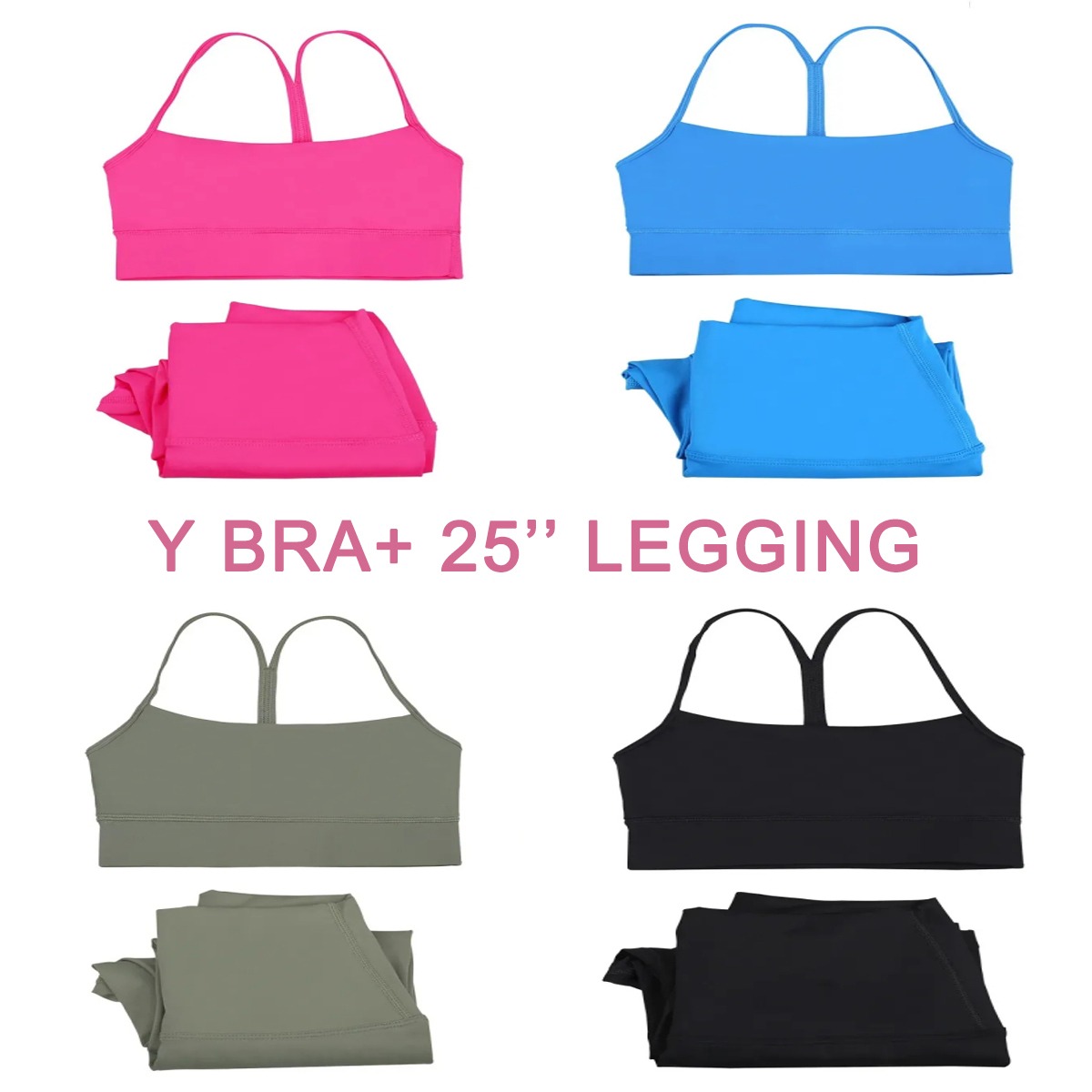 Two Piece Yoga Sets Leggings Sports sets Bra Soft Sportswear Pants Gym Suits Running Workout Tracksuits