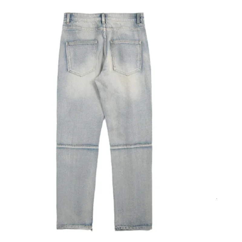 Men Summer Big Ripped Tassel Fashion Jeans Male Breathable Streetwear Baggy Hip Hop Distressed Denim Pants Y2k Goth Trouser 241011