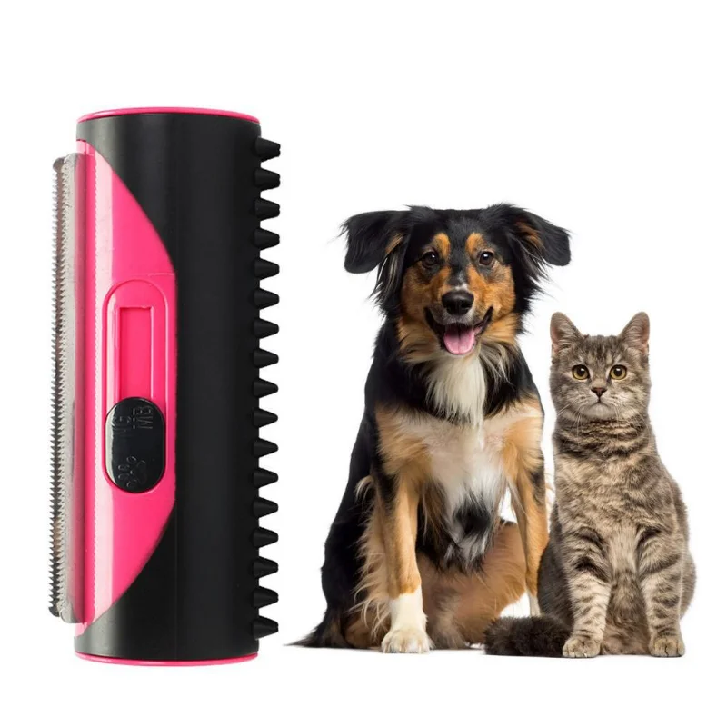 Pet Dog Car Grooming Brush Slicker Brushes Hair Shedding Self Cleaning Sofa