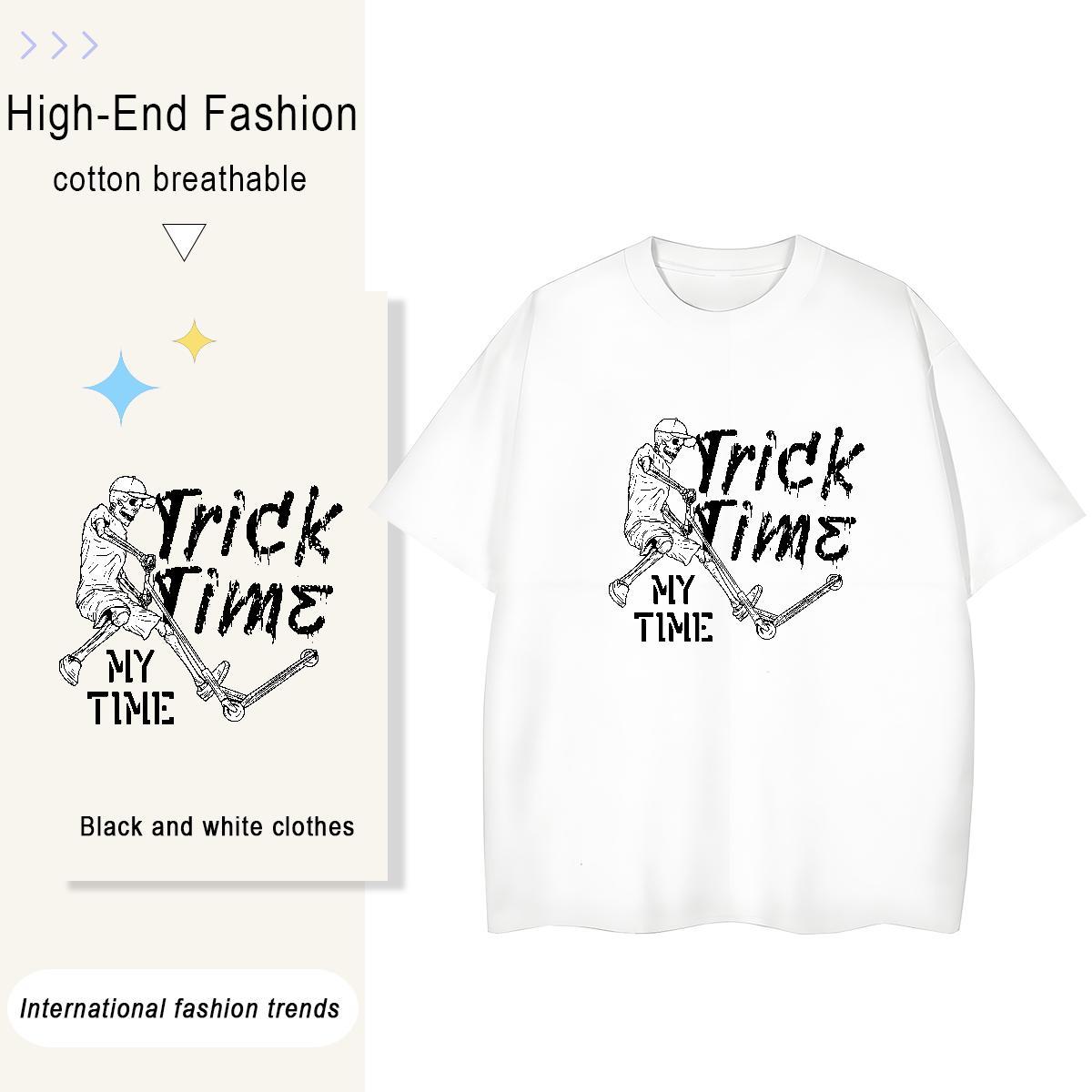 Fashion Casual T-Shirts for Women 230g Cotton Short sleeve Soft Casual Beach logo Women Tshirts Brand Graphic Top Tees