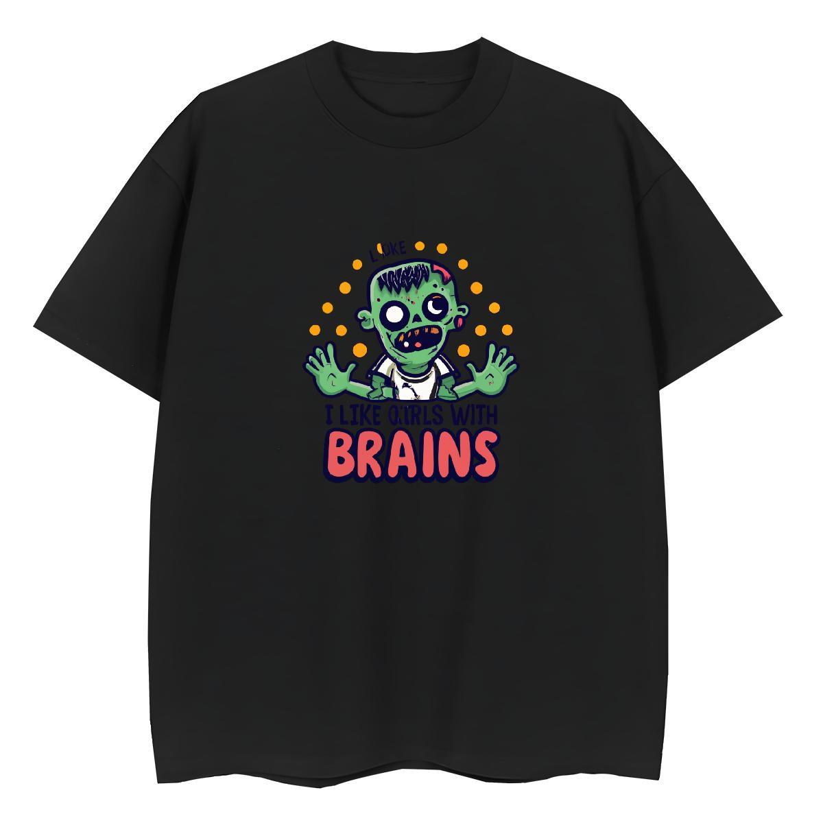 Custom Women T Shirts 230g Cotton Breathable Short Sleeve Daily Outfit skull Unisex Tshirts Popular DIY Anime Tees