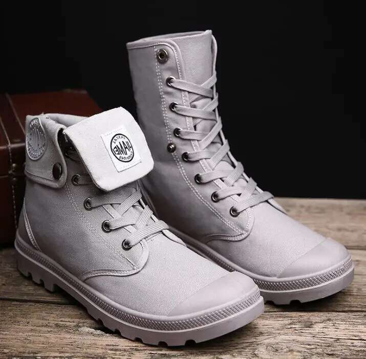 2021 Fashion High Top Sneakers Canvas Men Casual Shoes White Flat Female Basket Lace Up Trainers size 39-45