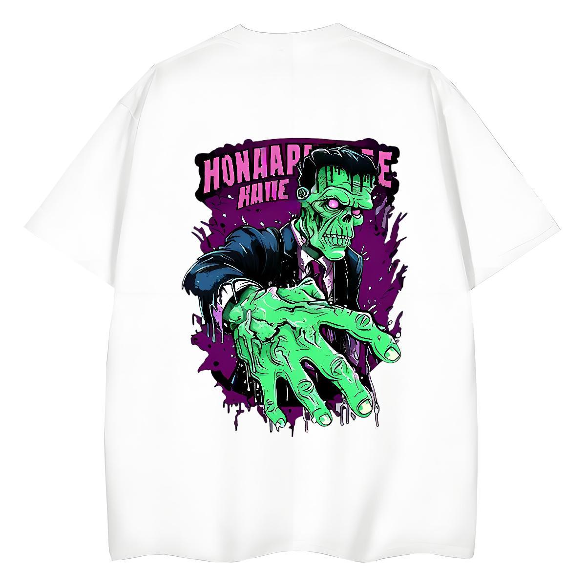 Stylist T shirt 100% Cotton 230g Short sleeve Soft Sports Casual skull Tshirt for Man Woman Designer Nice Custom Print Plus Size Tees Shirts