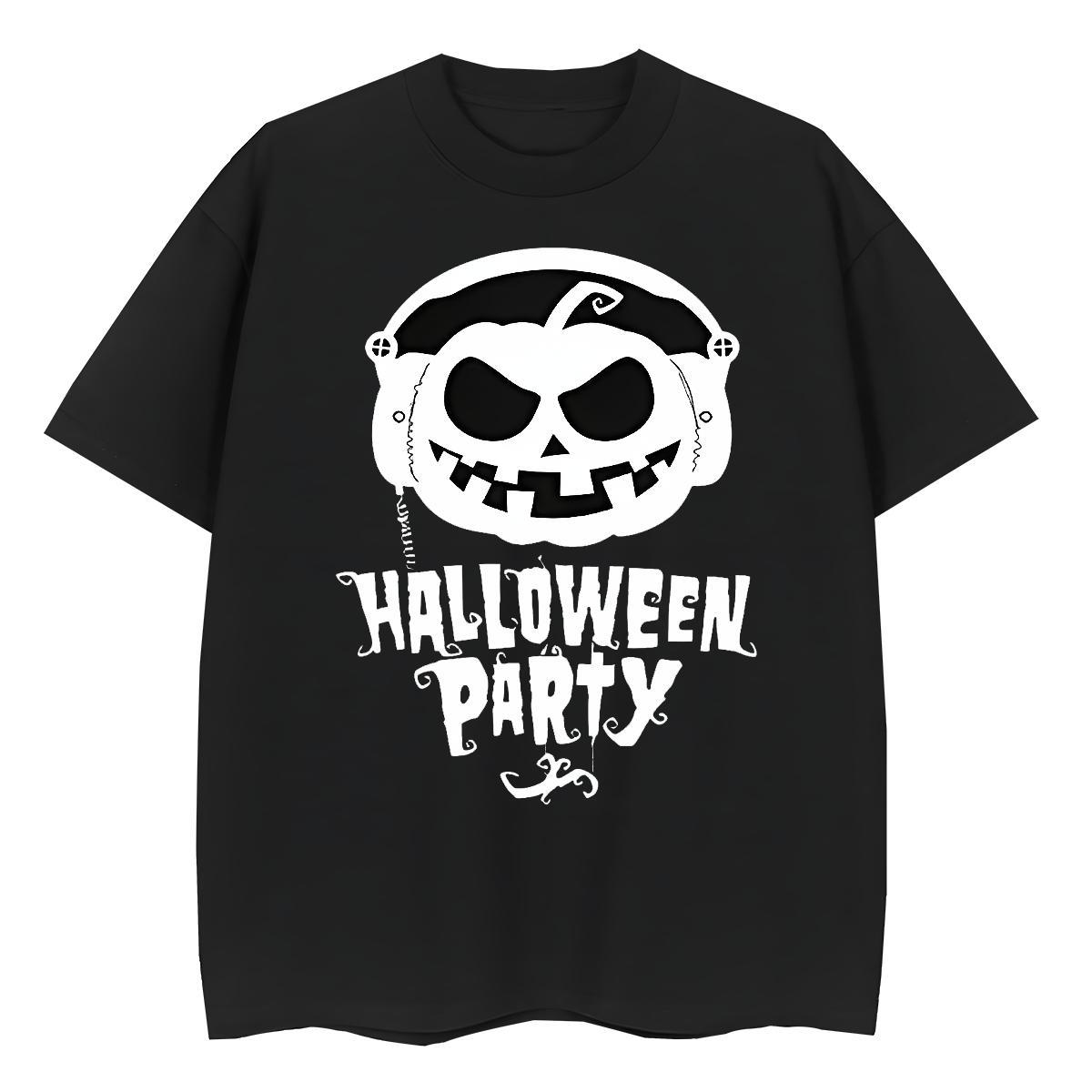 Casual New T-Shirts 100% Cotton 230g Breathable High Street Hip Hop skull Couples T Shirts Lady Anime Tee Shirt