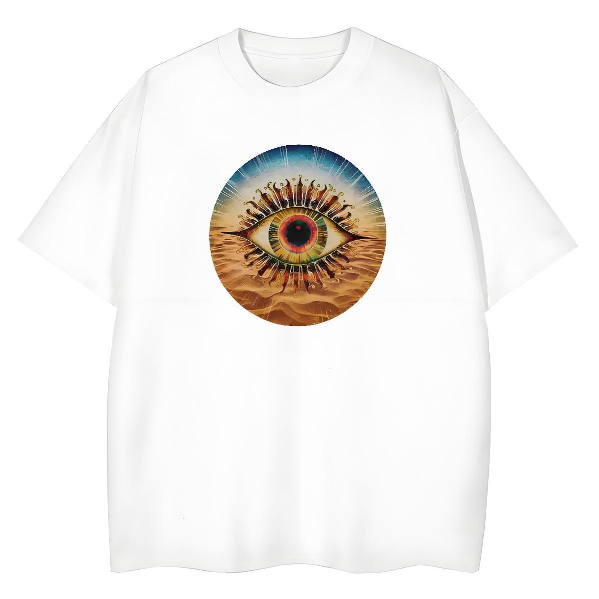 TOP Quality T Shirt For Woman 230g 100% Cotton Breathable Crew Neck Daily Wear logo Lady T shirt Loose fit Skull Tees