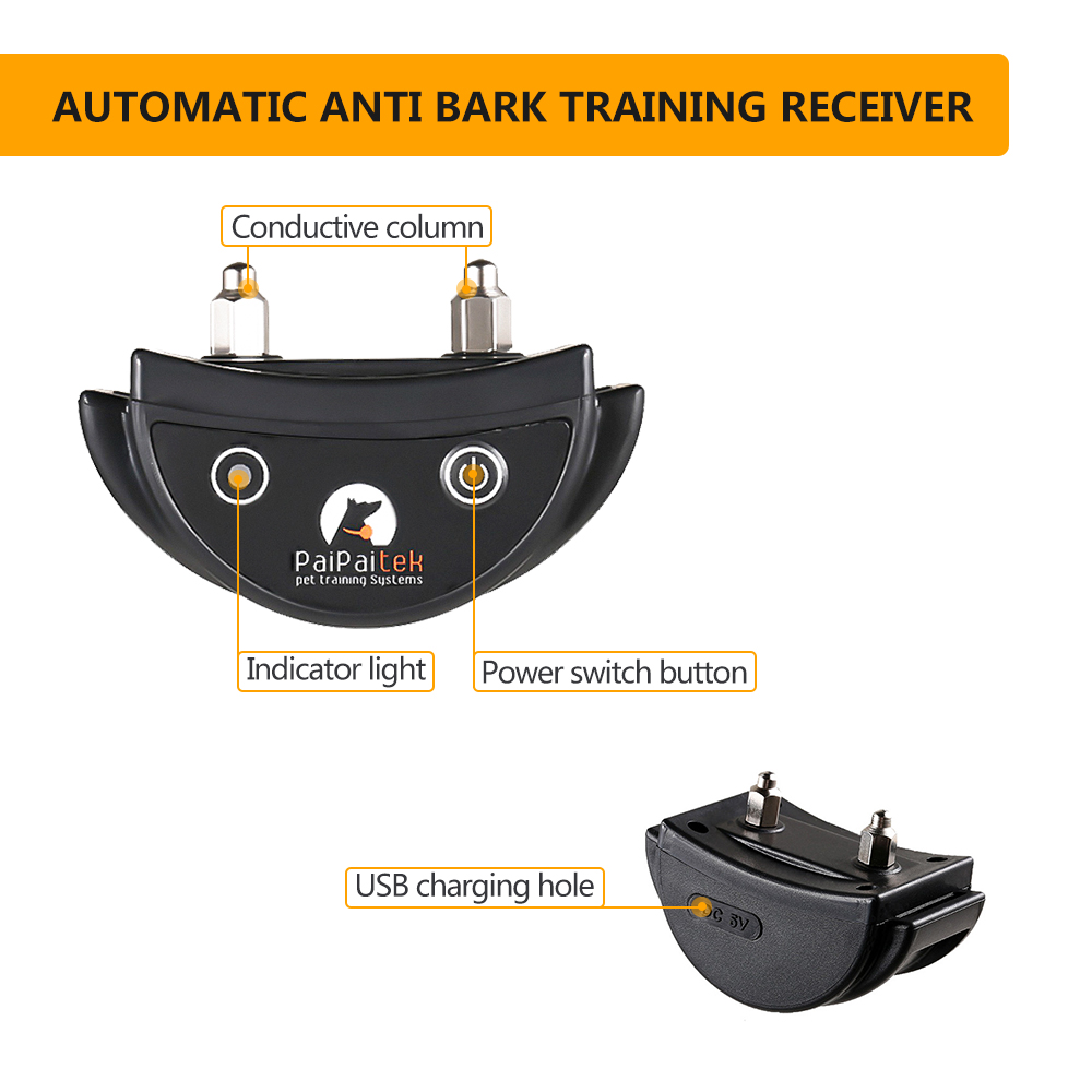 pet supplies Electric buzz And Beep 500 Meters Pet Remote Control dog bark shock collar remote training device for 2 dogs