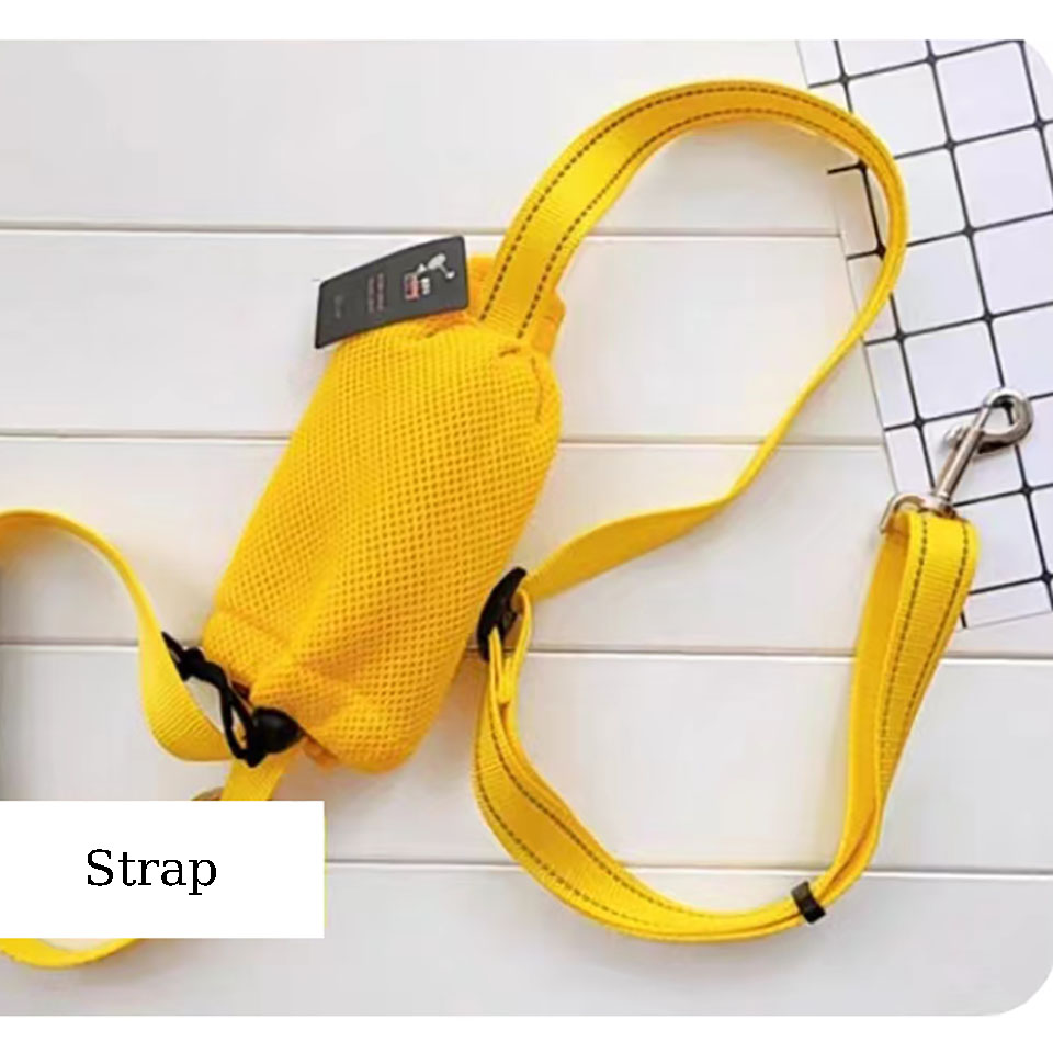 Dog Harness Saddle Bag Backpack Cute Duck Shape Self Carrier Travel Camping Hiking Adjustable Puppy Mesh Vest