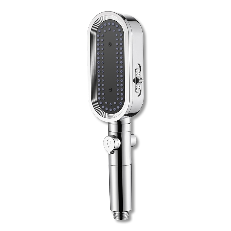 Shower pressurized shower head household rain shower bath bathroom bath head super strong bath bar flower sun lotus head set