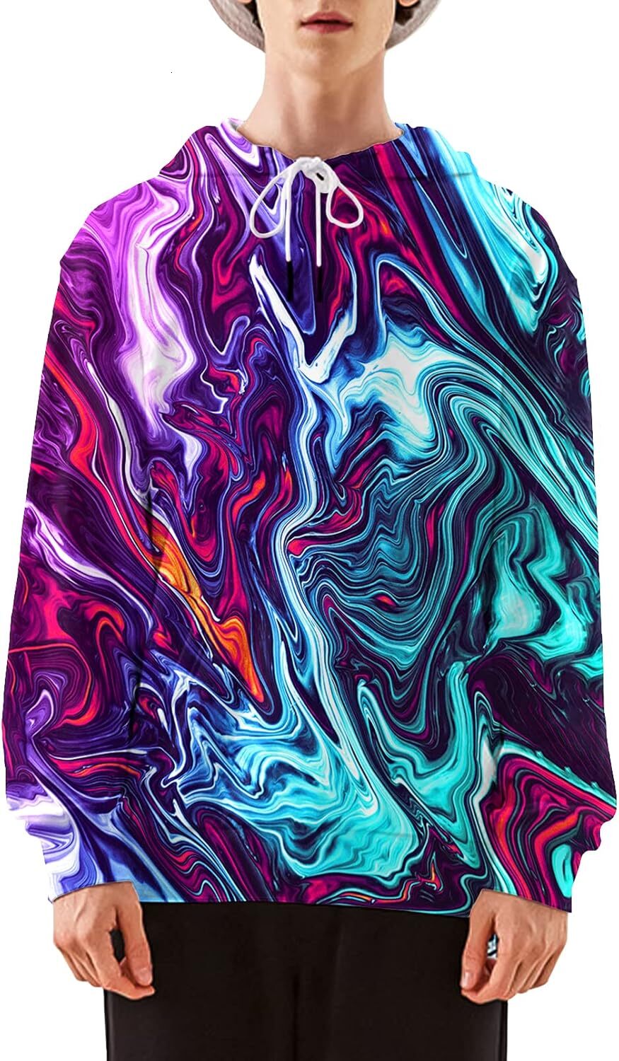 Hoodie for Mens Womens Men Women Fashion Unisex 3D Printed Graphic Novelty Hoodie Pullover Hooded Sweatshirts with Pocket Graphic Trendy Fashion