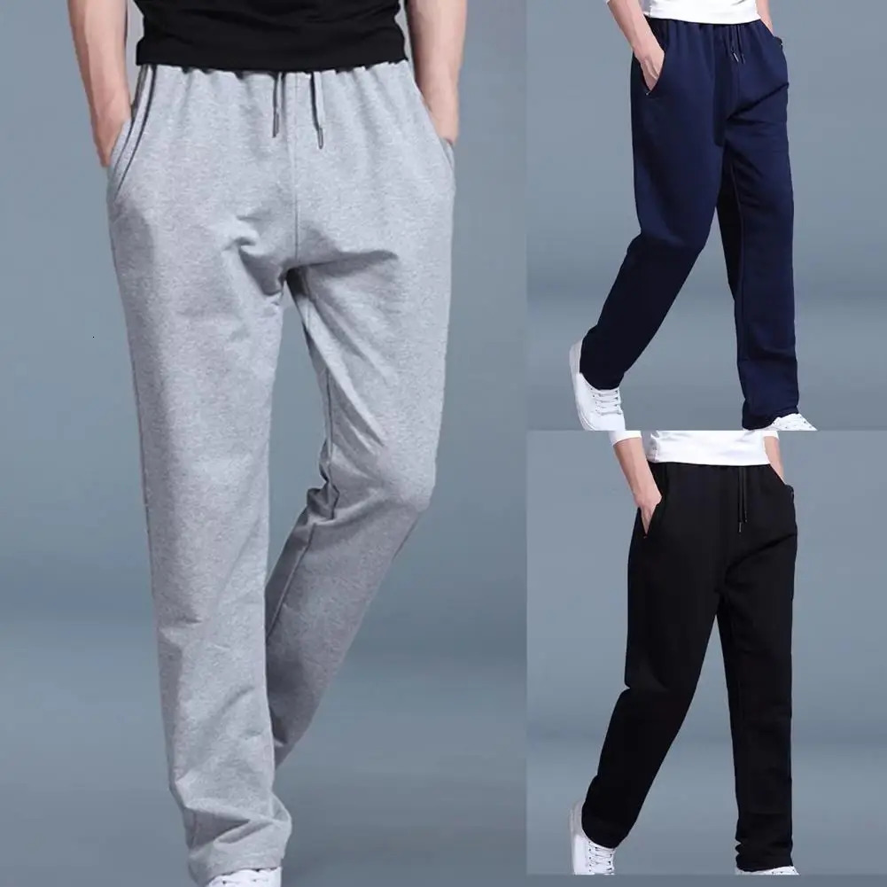 Fashion Sports Pants Man Spring Large Size 5XL Loose Casual Student Sweatpants Mens Straight Training Trousers Joggers 240930