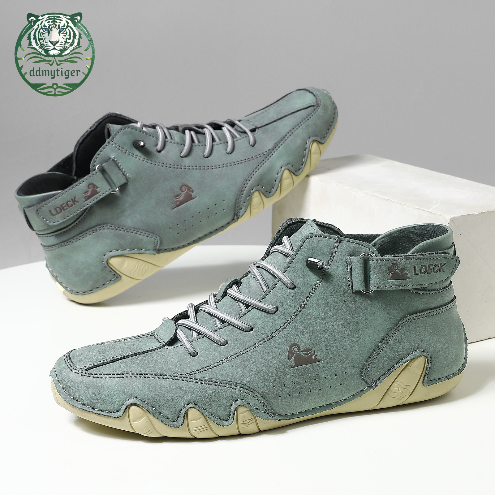 ddmytiger Hot selling Martin boots, autumn and winter high cut octopus shoes, men's casual short boots A ddmythur