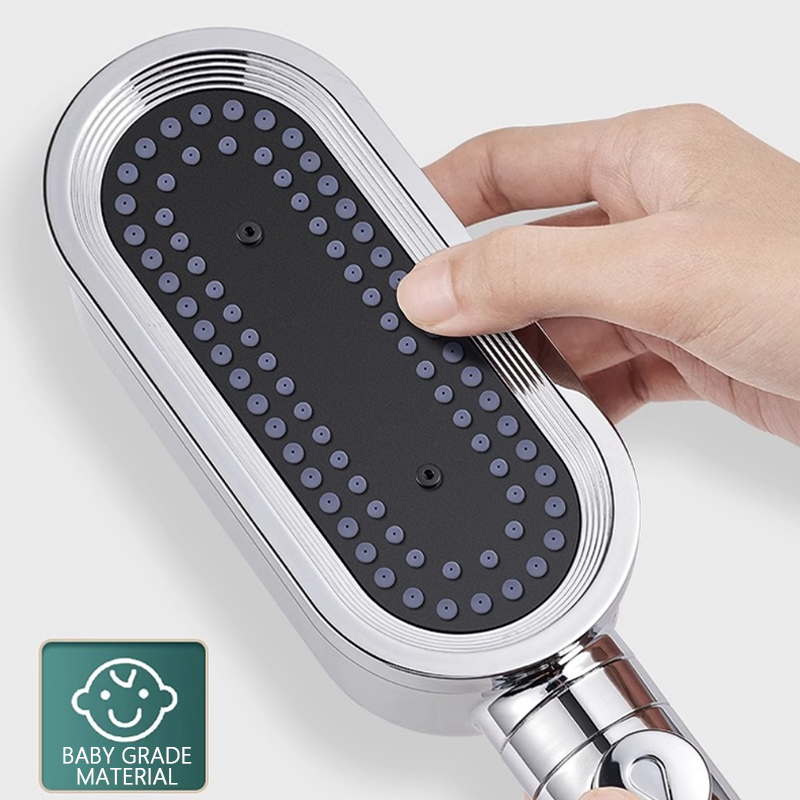Shower pressurized shower head household rain shower bath bathroom bath head super strong bath bar flower sun lotus head set