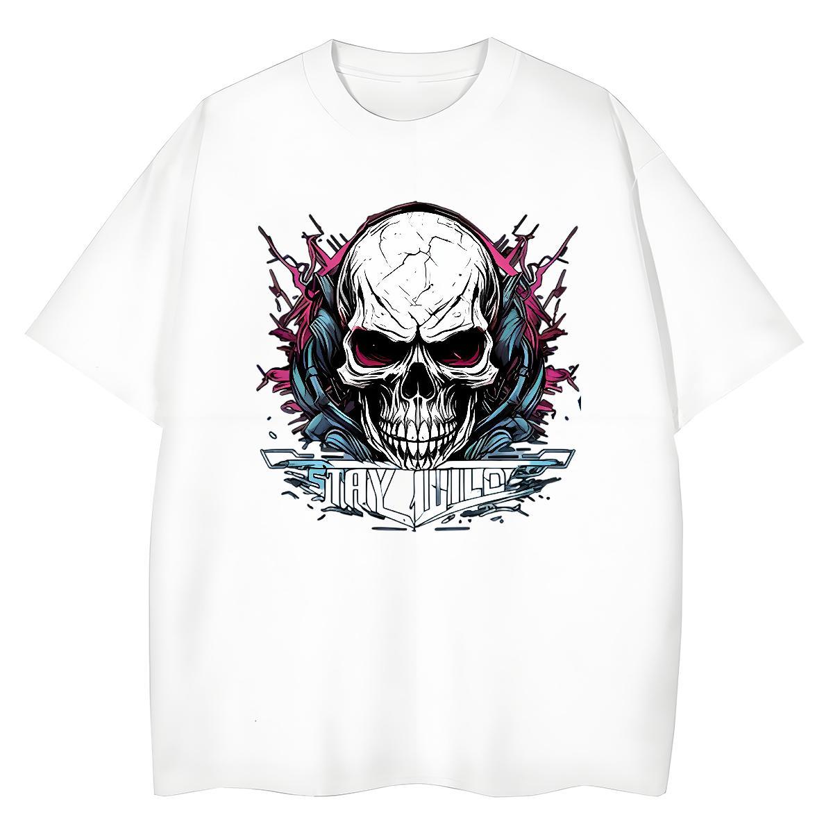 2024 Casual Woman T Shirts 230g Pure Cotton Breathable Crew Neck Daily Outfit monster Tshirt for Man Woman Nice Customized Print Clothings