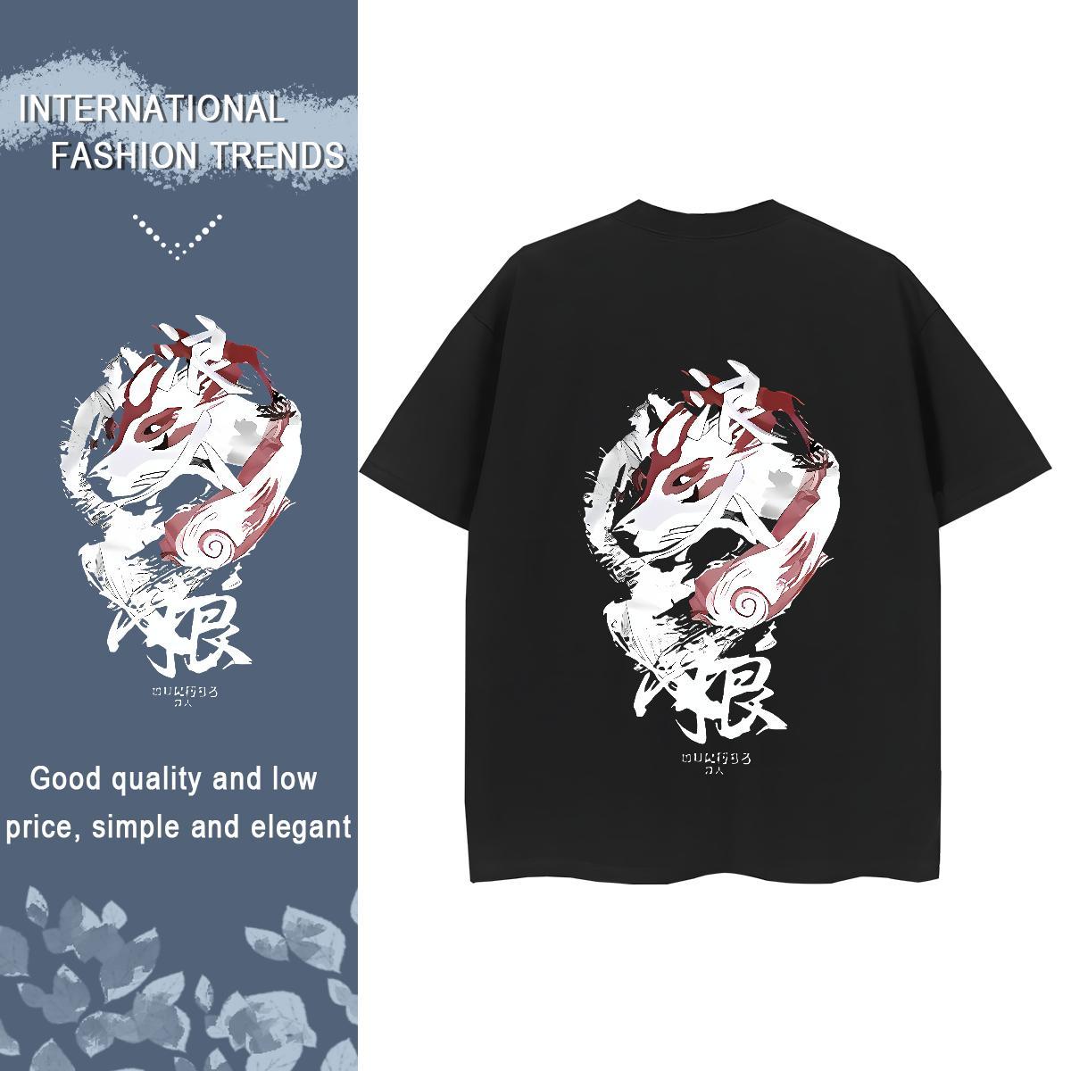 Casual New Woman T Shirts 100% Cotton 230g Breathable Short Sleeve Spring Summer Line Dragon Womens Tshirts Comfortable Custom Cartoon Clothes Shirt