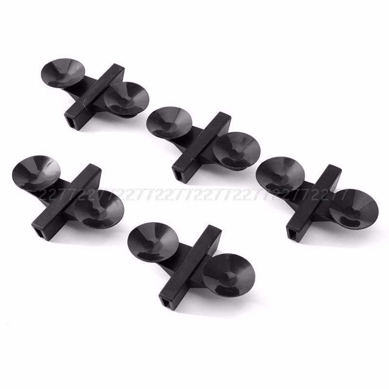 5pcs Black Plastic Divider Sheet Holder Suction Cups for Aquarium Fish Fish Product Pet Products JUN26 dropship