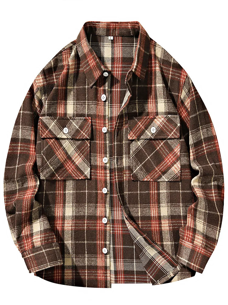 8XL 7XL mens plain flannel long sleeved plus size loose hip-hop street mens casual shirt oversized mens soft dress shirt 241008