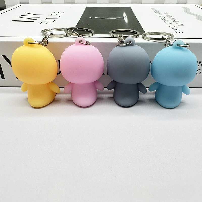 Creative and cute little penguin car keychain pendant doll bag pendant blind box small gift cute keychain Y241014